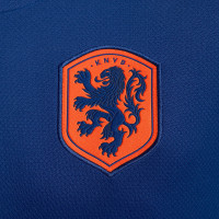 Nike Pays-Bas Strike Maillot d'Entraînement 2024-2026 Bleu Orange