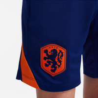 Nike Pays-Bas Strike Short d'Entraînement 2024-2026 Enfants Bleu Orange