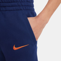 Survêtement Nike Netherlands Sportswear Club 2024-2026 pour enfants bleu orange