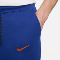 Nike Nederland Tech Fleece Joggingbroek 2024-2026 Blauw Oranje