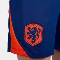 Nike Nederland Strike Trainingsbroekje 2024-2026 Blauw Oranje