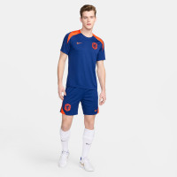 Nike Nederland Strike Trainingsbroekje 2024-2026 Blauw Oranje