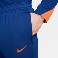 Survêtement Nike Netherlands Strike 1/4-Zip 2024-2026 Bleu Orange