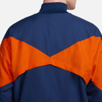 Veste d'entraînement Nike Netherlands Strike Anthem 2024-2026 bleu orange blanc