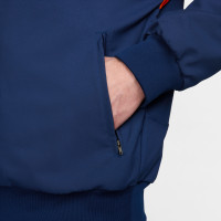 Veste d'entraînement Nike Netherlands Strike Anthem 2024-2026 bleu orange blanc