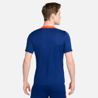 Nike Pays-Bas Strike Maillot d'Entraînement 2024-2026 Bleu Orange