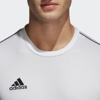 adidas Core 18 Trainingsshirt Wit Zwart