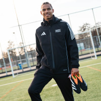 adidas Predator Elite Sans Lacets Gazon Naturel Chaussures de Foot (FG) Noir Blanc Rouge Vif