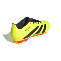 adidas Predator Club Gazon Naturel Gazon Artificiel Chaussures de Foot (MG) Jaune Vif Noir Rouge