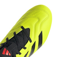 adidas Predator Club Gazon Naturel Gazon Artificiel Chaussures de Foot (MG) Jaune Vif Noir Rouge