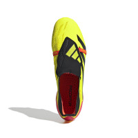 adidas Predator Elite FT Gras Voetbalschoenen (FG) Felgeel Zwart Rood