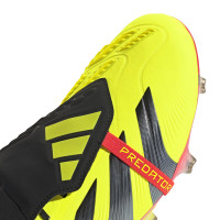 adidas Predator Elite FT Gazon Naturel Chaussures de Foot (FG) Jaune Vif Noir Rouge