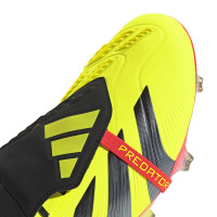 adidas Predator Elite FT Gras Voetbalschoenen (FG) Felgeel Zwart Rood