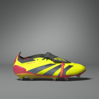 adidas Predator Elite FT Gras Voetbalschoenen (FG) Felgeel Zwart Rood