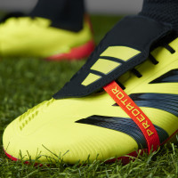 adidas Predator Elite FT Gazon Naturel Chaussures de Foot (FG) Jaune Vif Noir Rouge
