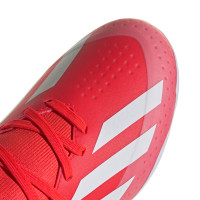 adidas X Crazyfast League Gazon Naturel Gazon Artificiel Chaussures de Foot (MG) Enfants Rouge Vif Blanc Jaune