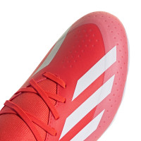 adidas X Crazyfast League Gazon Naturel Gazon Artificiel Chaussures de Foot (MG) Rouge Vif Blanc Jaune