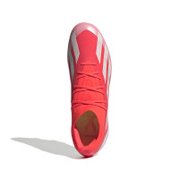 adidas X Crazyfast Elite Gazon Naturel Chaussures de Foot (FG) Rouge Vif Blanc Jaune