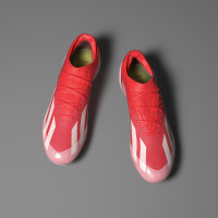 adidas X Crazyfast Elite Gras Voetbalschoenen (FG) Felrood Wit Geel