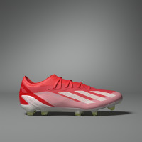 adidas X Crazyfast Elite Gras Voetbalschoenen (FG) Felrood Wit Geel