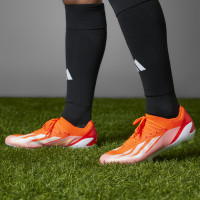 adidas X Crazyfast Elite Gras Voetbalschoenen (FG) Felrood Wit Geel