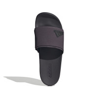 adidas Adilette Comfort Elevated Claquettes Noir Mauve Foncé