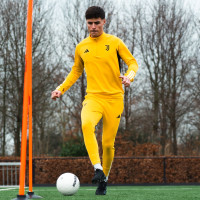 adidas Juventus Haut d'Entraînement 1/4-Zip 2023-2024 Jaune Noir