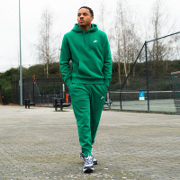 Survêtement polaire à capuche Nike Sportswear Club, vert et blanc