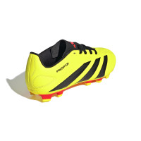 adidas Predator Club Gazon Naturel Gazon Artificiel Chaussures de Foot (MG) Enfants Jaune Vif Noir Rouge
