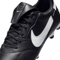 Nike Premier III Gras Voetbalschoenen (FG) Zwart Wit Zwart
