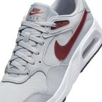 Baskets Nike Air Max SC gris clair rouge foncé blanc
