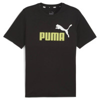 PUMA Essentials+ 2 Logo Zomerset Zwart Lichtgeel Wit Grijs