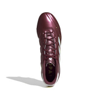 adidas Copa Pure 2 Elite Crampons Vissés Chaussures de Foot (SG) Bordeaux Blanc Jaune