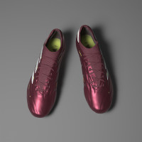 adidas Copa Pure 2 Elite KT Gazon Naturel Chaussures de Foot (FG) Bordeaux Blanc Jaune