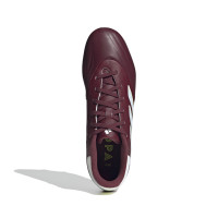 adidas Copa Pure 2 League Gazon Naturel Chaussures de Foot (FG) Bordeaux Blanc Jaune
