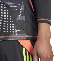 adidas Tiro 24 Competition Keepersshirt Lange Mouwen Zwart Lichtgroen Rood