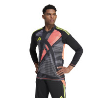 adidas Tiro 24 Competition Keepersshirt Lange Mouwen Zwart Lichtgroen Rood