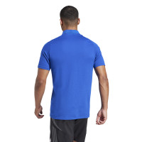 adidas Tiro 24 Competition Polo Blauw Lichtblauw