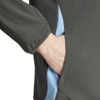 adidas Argentine Présentation Survêtement 2024-2026 Gris Foncé Bleu Clair Doré