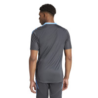 adidas Argentine Maillot d'Entraînement 2024-2026 Gris Foncé Bleu Clair Doré