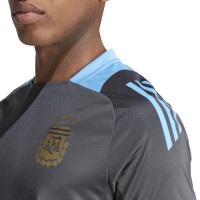 adidas Argentine Maillot d'Entraînement 2024-2026 Gris Foncé Bleu Clair Doré