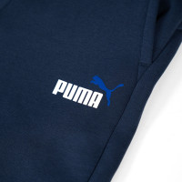 PUMA Essentials+ 2 College Logo Fleece Club Trainingsbroek Kids Donkerblauw Blauw Wit