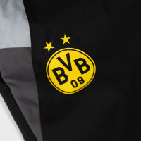 PUMA Borussia Dortmund Woven Pantalon d'Entraînement 2023-2024 Noir Gris