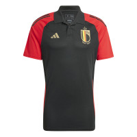 adidas België Polo Set 2024-2026 Zwart Rood Goud