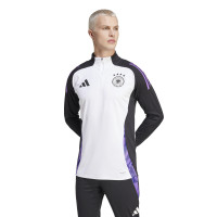 adidas Allemagne Survêtement 1/4-Zip 2024-2026 Blanc Noir Mauve
