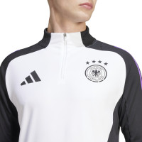 adidas Allemagne Survêtement 1/4-Zip 2024-2026 Blanc Noir Mauve