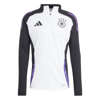 adidas Allemagne Survêtement 1/4-Zip 2024-2026 Blanc Noir Mauve