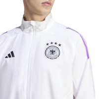 adidas Allemagne Présentation Survêtement 2024-2026 Blanc Noir Mauve