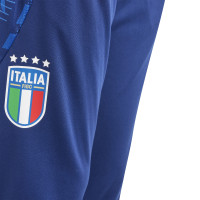 adidas Italie Survêtement 1/4-Zip 2024-2026 Enfants Bleu Foncé Bleu Doré
