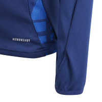 adidas Italië Trainingspak 1/4-Zip 2024-2026 Kids Donkerblauw Blauw Goud